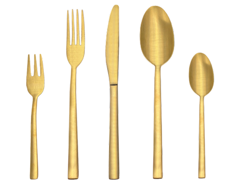 Menügabel Exklusiv gold