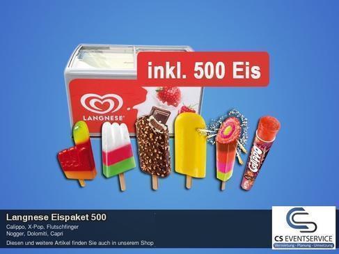 Langnese Eispaket 500 Eis Eistruhe