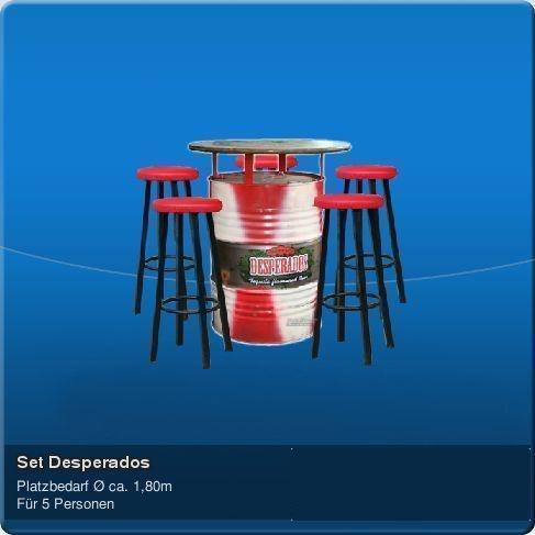 Desperados Stehtisch-Set Stehtisch Barhocker