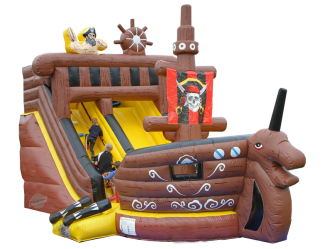Rutsche Piratenschiff Hüpfburg Springburg