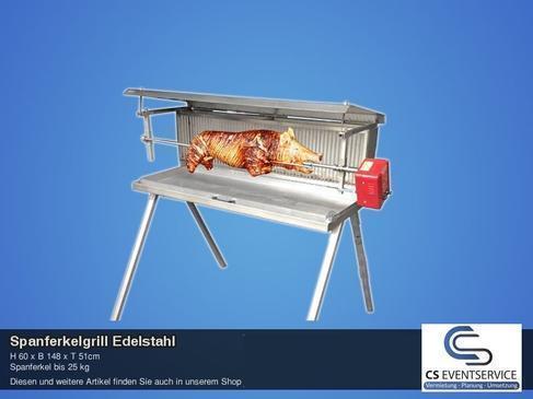 Spanferkelgrill Edelstahl