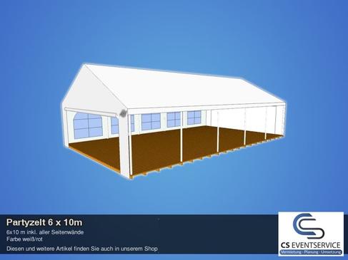 Partyzelt 6 x 10m Festzelt Zelt