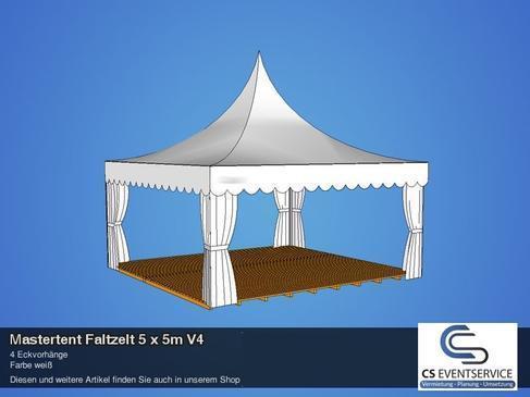 Mastertent Faltzelt 5 x 5m Pavillon Partyzelt Zelt Ruckzuck