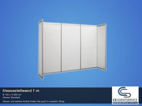 Messestellwand 1 m Messewand Messestand