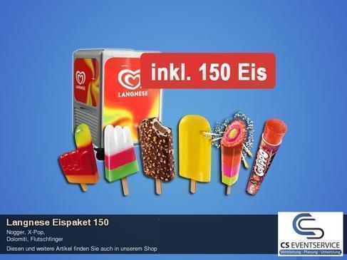Langnese Eispaket 150 Eis Eisstand