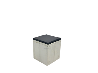 Sitzwürfel schwarz weiss Cube Kubus