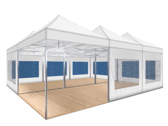 Faltzelt 6 x 9m