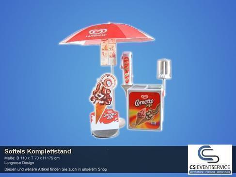 Softeis Komplettstand Eis Eisstand
