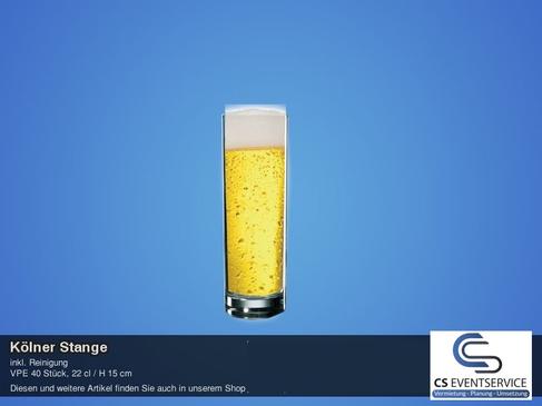 Kölner Stange Kölschglas Bierglas Kölsch