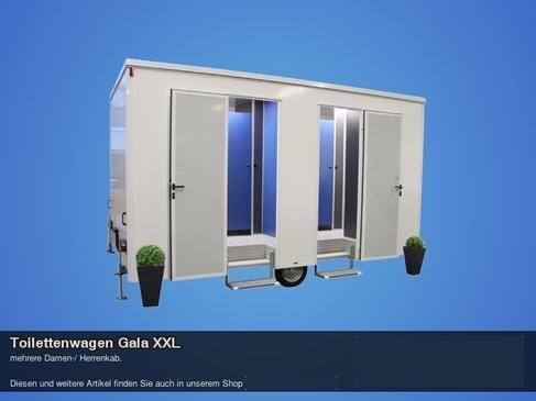 Toilettenwagen Gala XXL WC Wagen