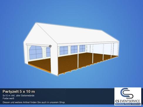 Partyzelt 5 x 10 m Zelt