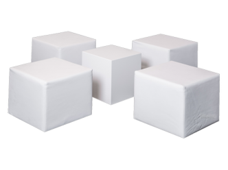 Sitzwürfel weiss Hocker Cube Lounge Hocker Cubus – 2