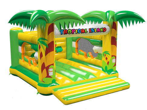 Hüpfburg Tropical Island Springburg