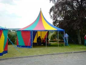 Zelt Circus 6m Durchmesser / Zirkuszelt / Zelt Zirkus