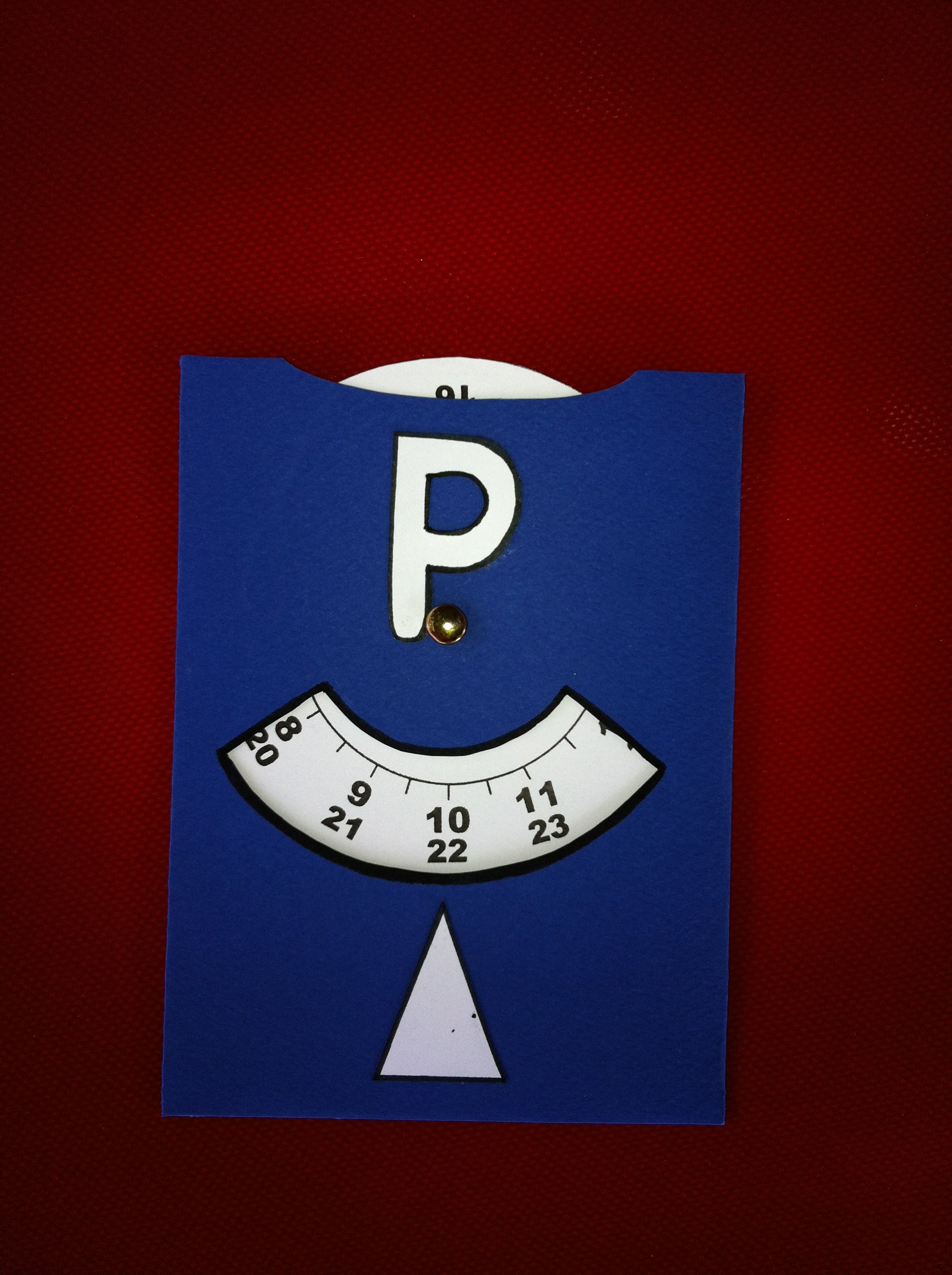 Mal- & Bastelstation "Parkscheibe"