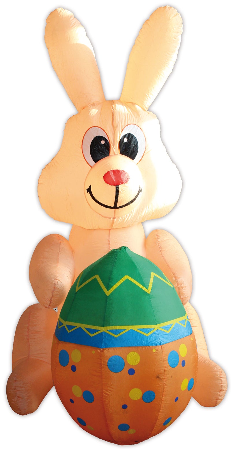 Dekofigur Hase aufblasbar / aufblasbare Dekofigur / Osterhase