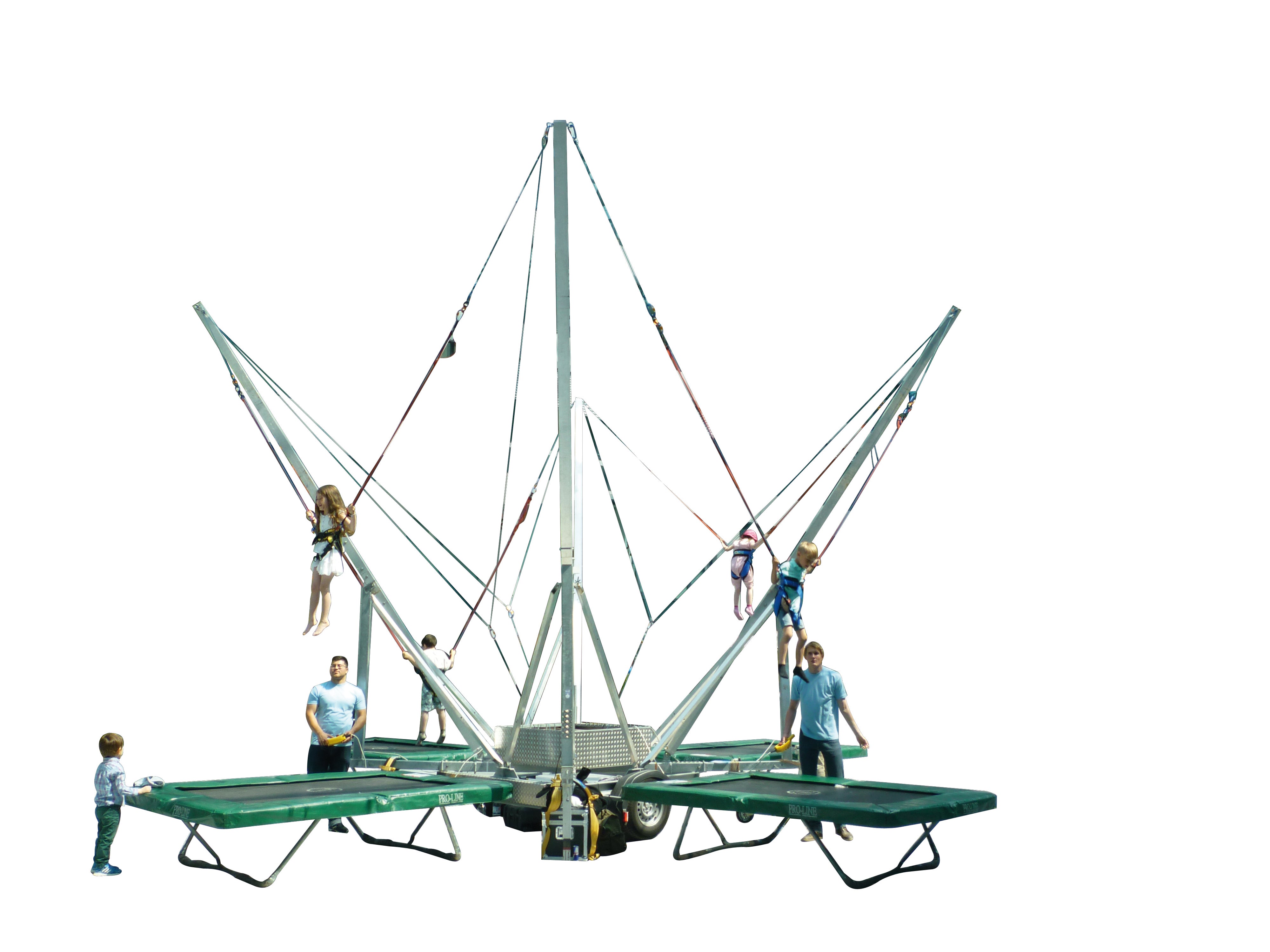 Bungee Trampolin 4er Anlage / High Jump