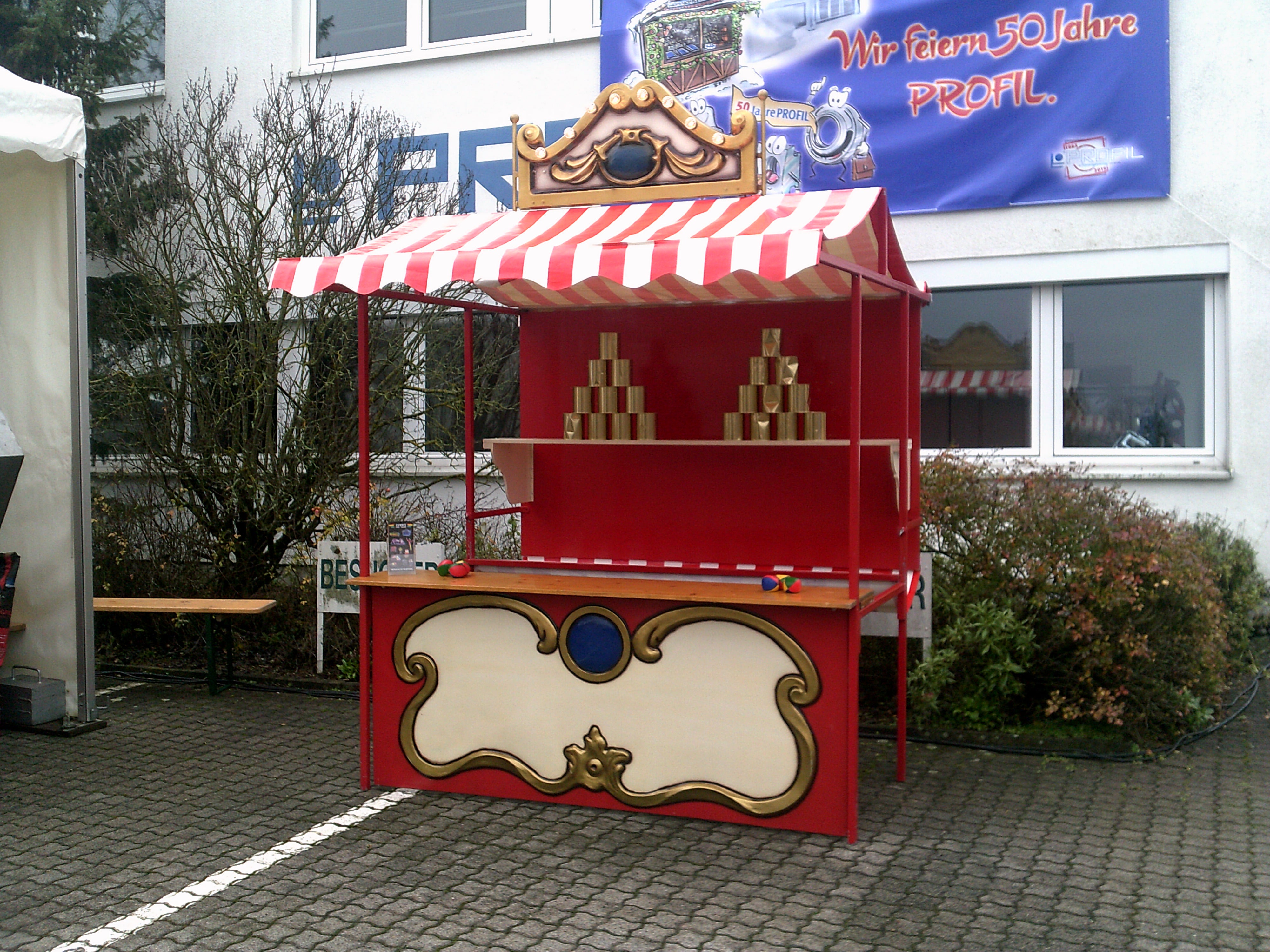 Spielstand Dosenwerfen
