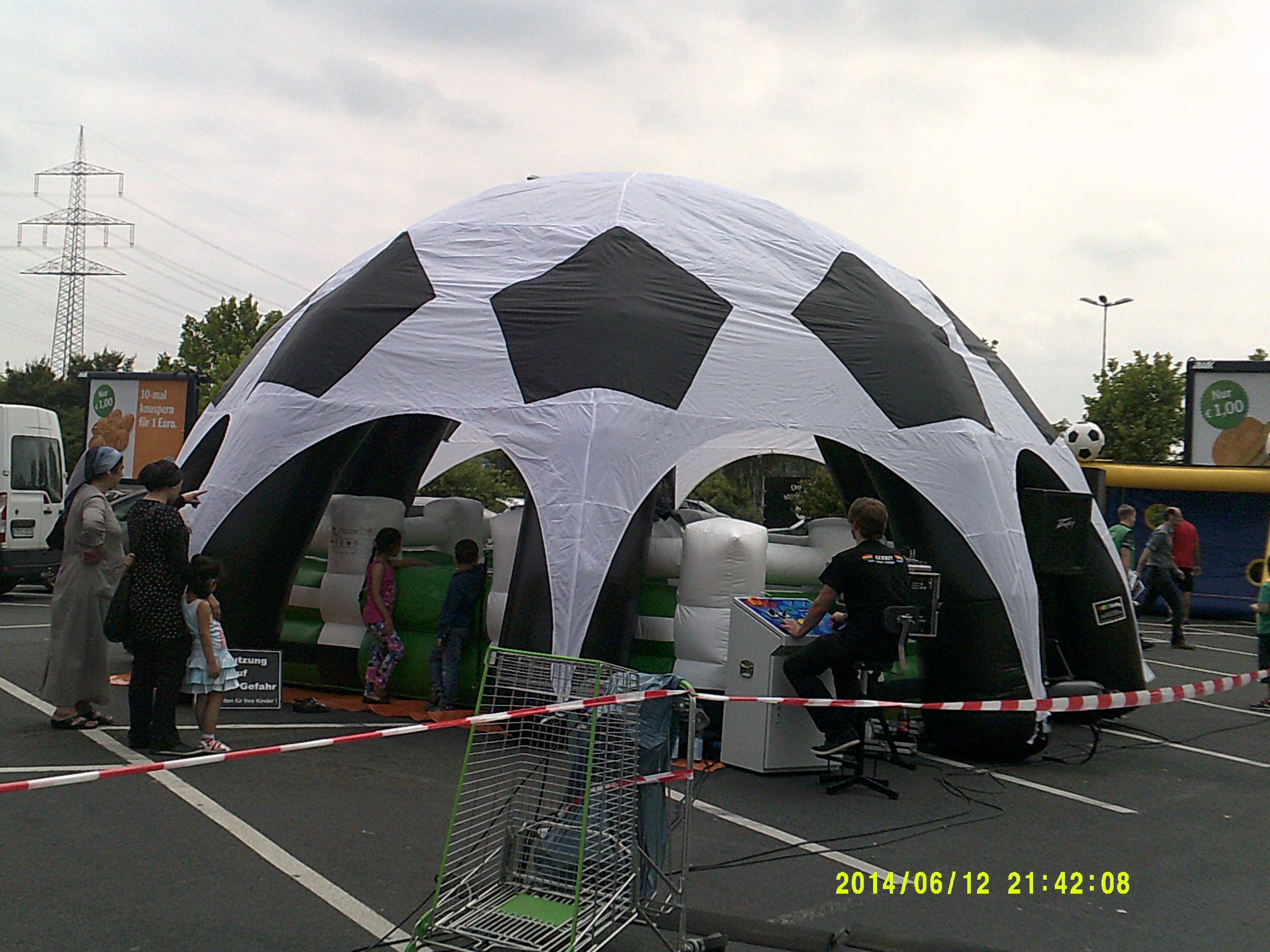 Eventdome Fußball / Aufblasbares Zelt / Airdome – 2