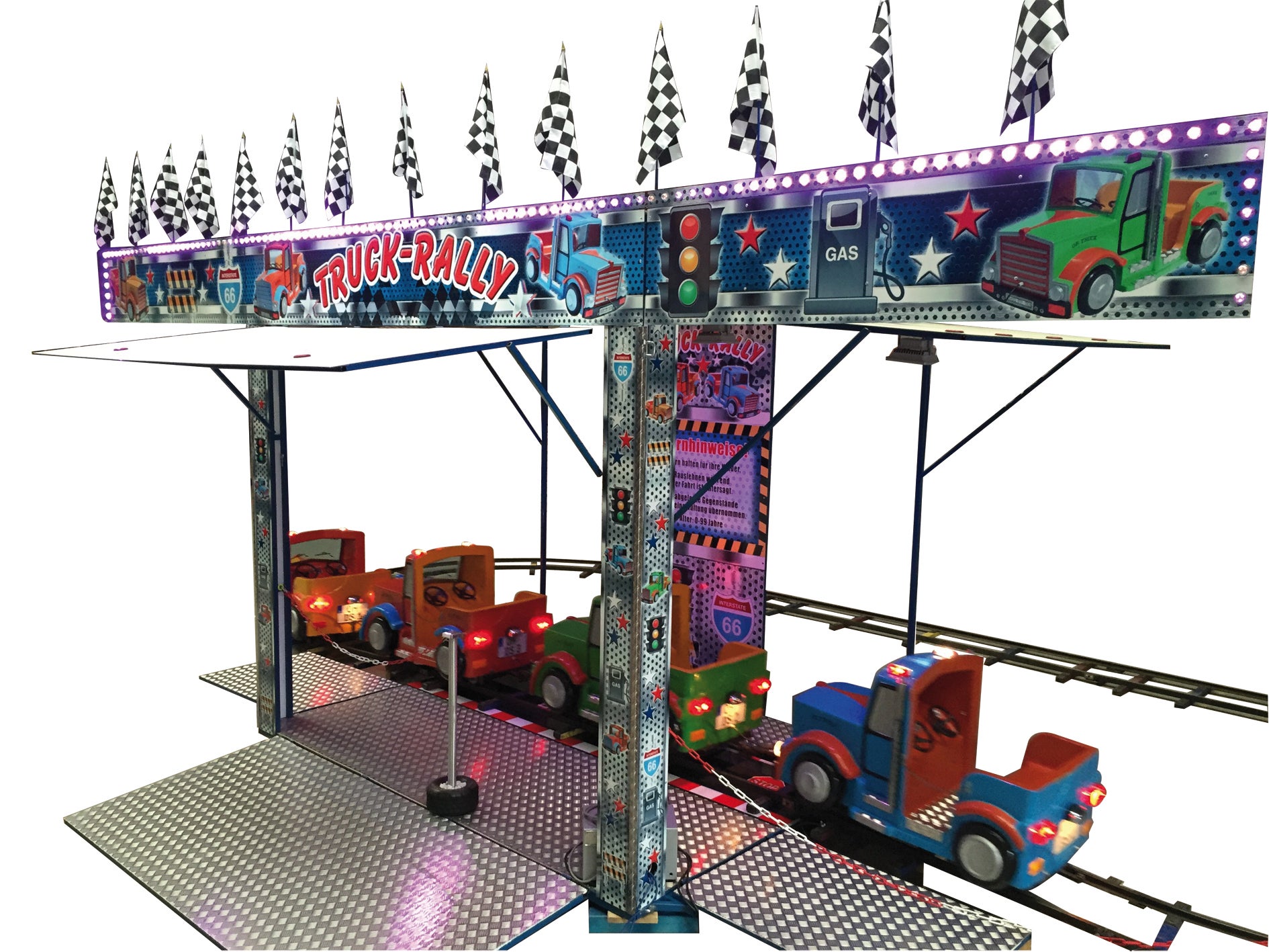 Kindereisenbahn /  Truckbahn/ Eisenbahn /  / Bimmelbahn / LKW-Bahn / Auto-Bahn