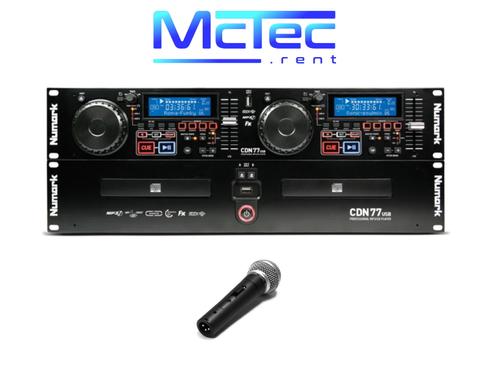 DJ Set Erweiterung I Doppel-CD-Player mit USB + Mikrofon – 2