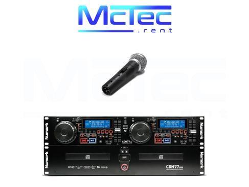 DJ Set Erweiterung I Doppel-CD-Player mit USB + Mikrofon – 3