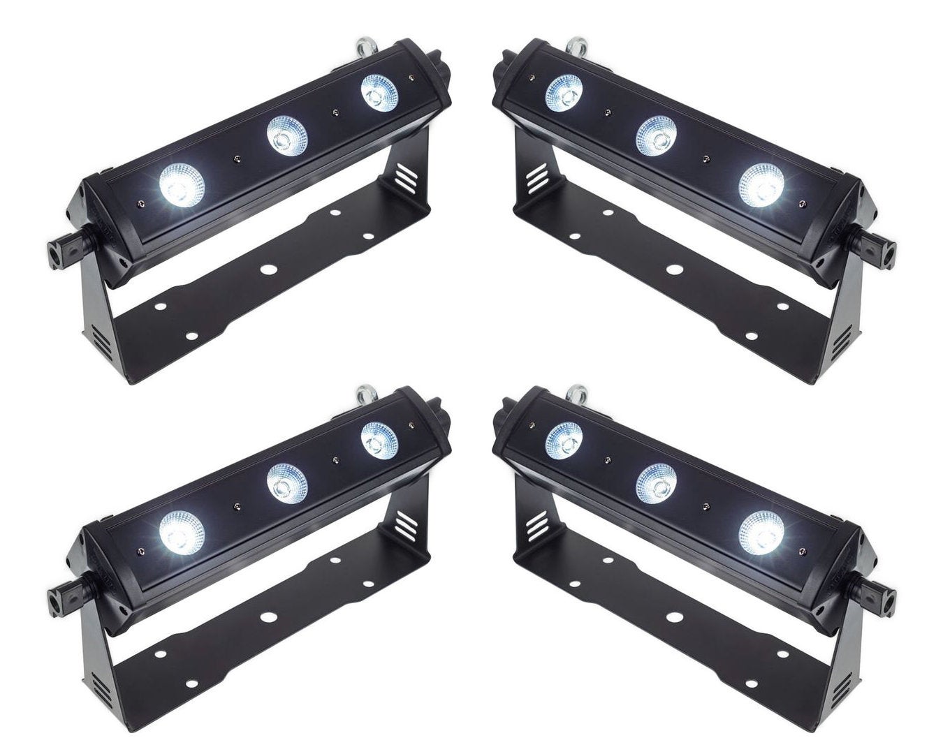 Scheinwerferset II – 4x LED Akku Scheinwerfer mieten (HEX LED – RGBWA+UV) LED Lichtanlage Lichttechnik Licht Partybeleuchtung Scheinwerfer – 2