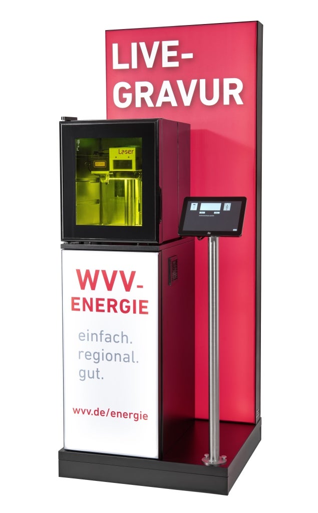 Mobile Graviermaschine | Live Lasergravur für Messe, Event oder Promotion. Personalisierte Give-Aways mit der LaserStation. Gravurlaser | Lasergraviermaschine | Mobiler Laser | Live Gravur – 2