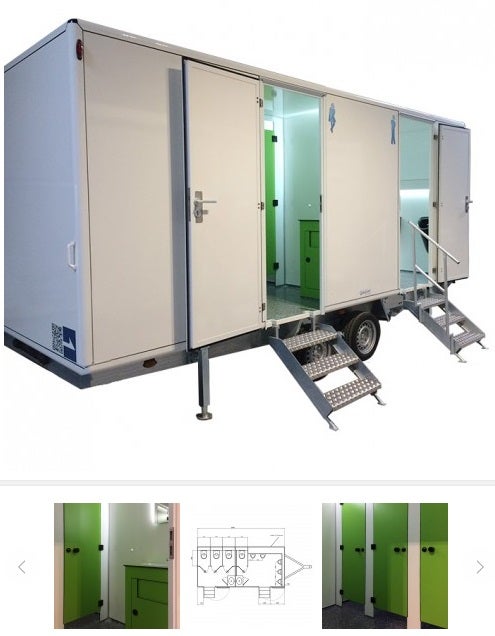 Toilettenwagen, Toi Wagen, WC Container, WC Anhänger, WC Wagen, VIP Toiletten, Veranstaltungstoilette, Toilettencontainer, Sanitär, Sanitäranlage, Sanitärwagen, Eventtoilette, Klowagen,mobile Toilette