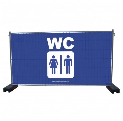 Sichtschutzplane "WC"
