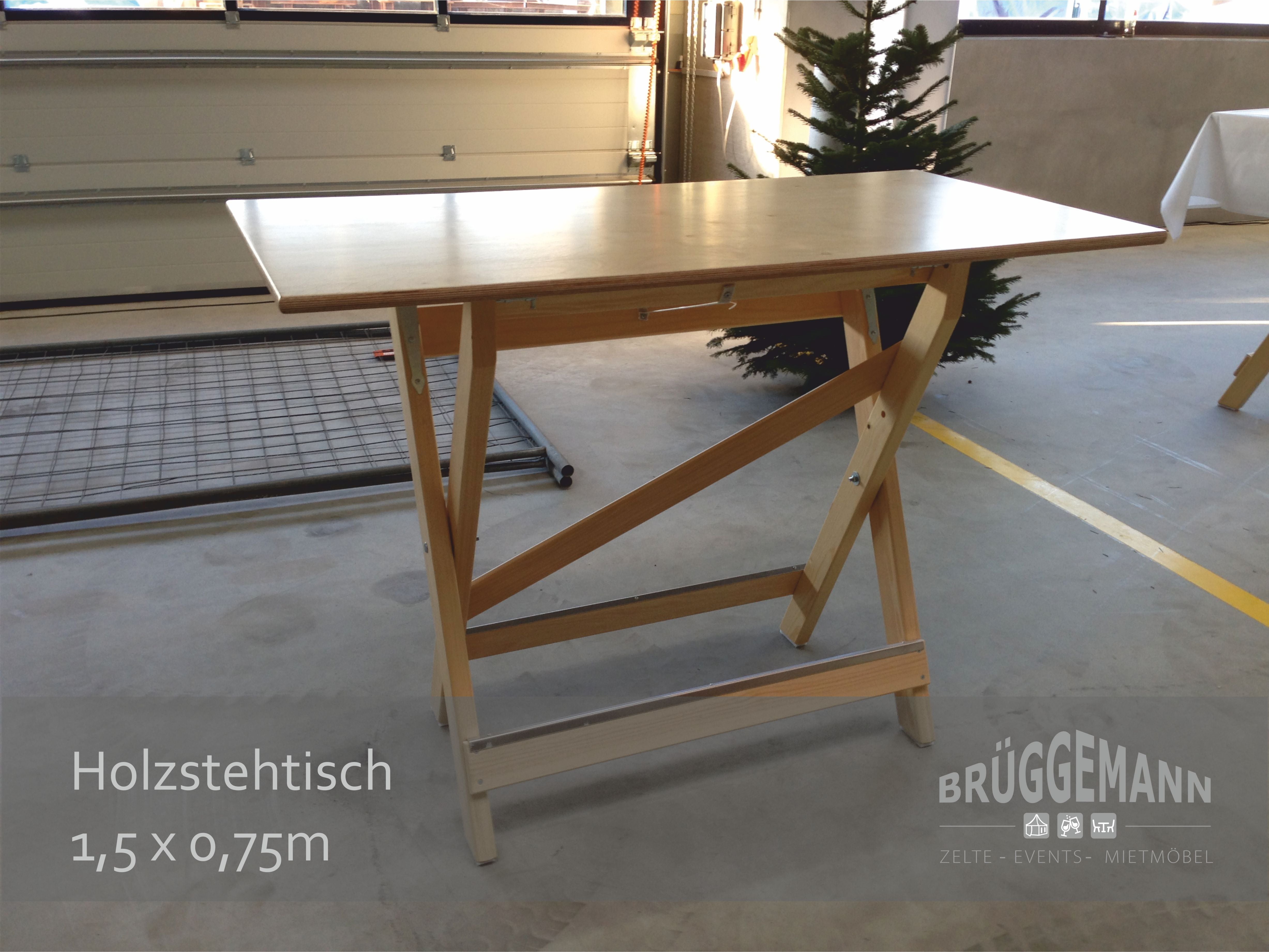 Holzstehtisch