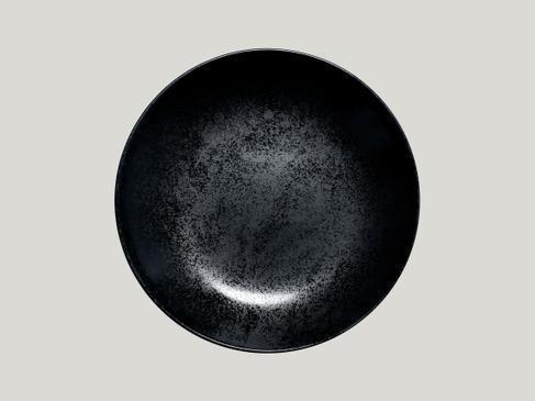 Karbon Teller tief Coup schwarz ø 23cm