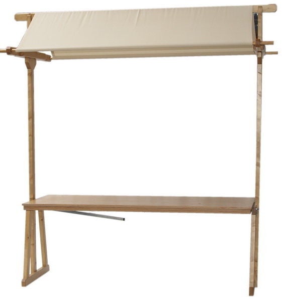 Marktstand -Creme- m. Tisch – 2