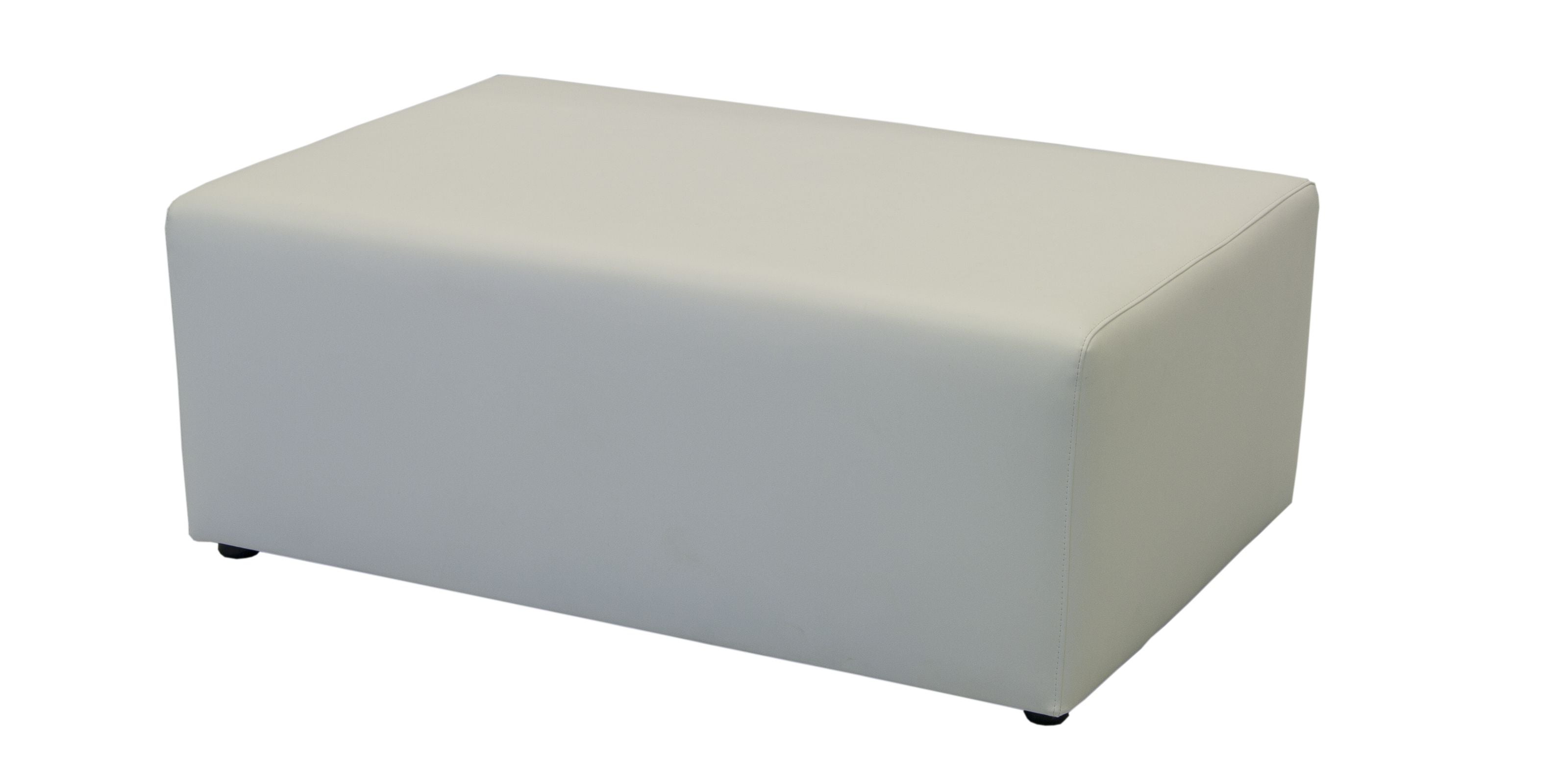 Lounge Hocker 2er weiß