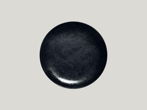 Karbon Teller flach Coup schwarz ø 21cm (Dessert)