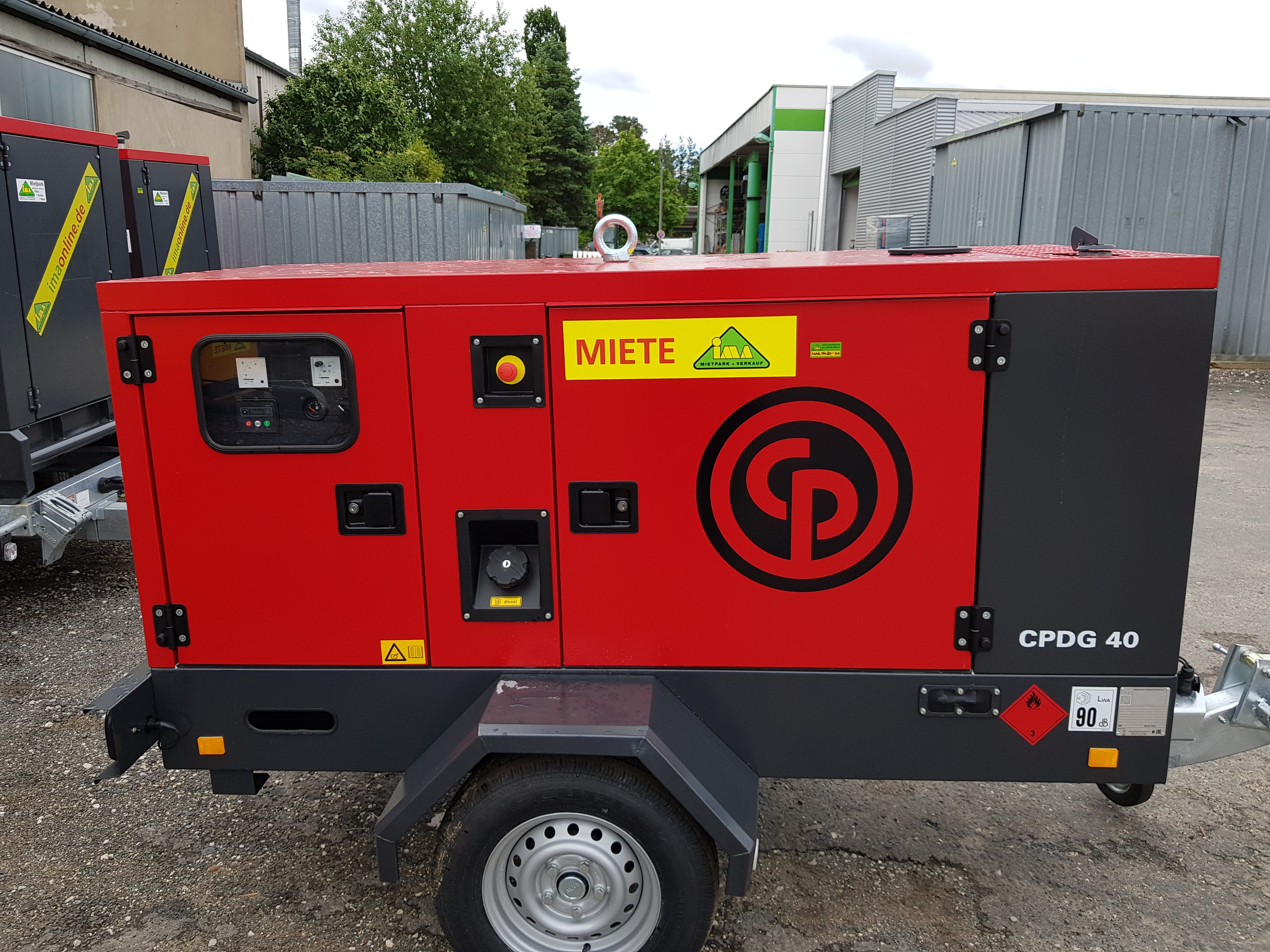 Generator 42 kVA, Stromerzeuger, Aggregat