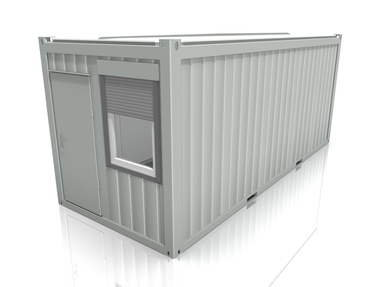 Wohncontainer 20 Fuß mit Waschraum, Aufenthaltscontainer, Bürocontainer
