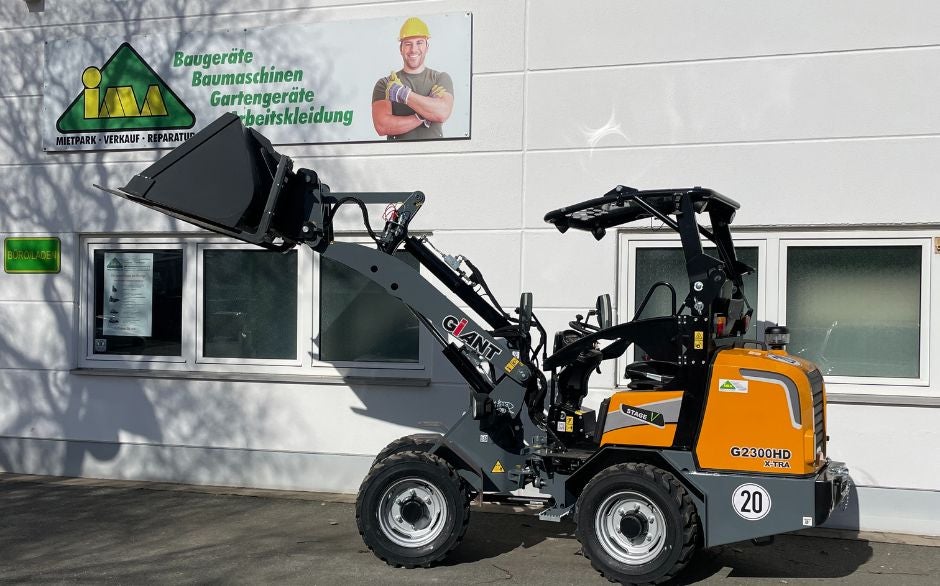 Miniradlader, Knicklader, Radlader 2,3 Tonnen