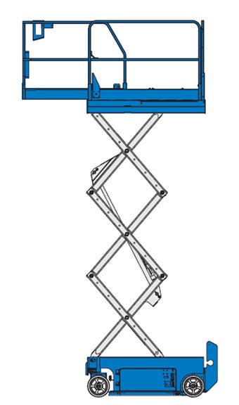Scherenarbeitsbühne 7,60m, Arbeitsbühne, Hubarbeitsbühne – 2