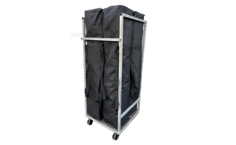 Faltzelt 3 x 3 m Profi mieten – reinweiß, robust & erweiterbar – 2