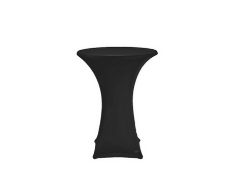 Stehtisch grau mieten – 80 cm, 4-Fuß-Variante, teilbar – 3