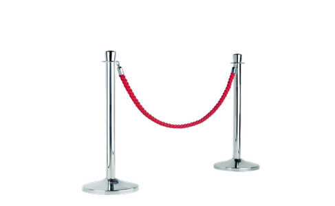 Leitsystem VIP Set mieten – 2 Absperrständer mit Kordel – 2