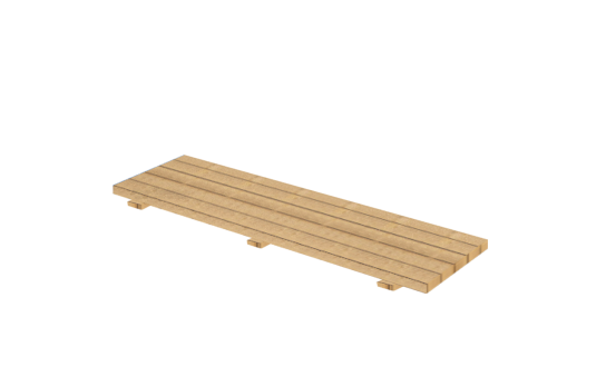 Holzbodenelement 2m