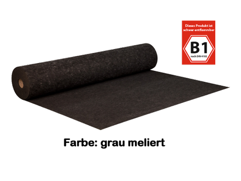 Nadelfilzteppich B1 schwarz