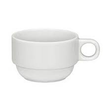 Kaffeetassen mieten – weiß, 200 ml, inkl. Reinigung (24er-VPE) – 2