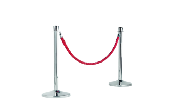 Absperrung mit Kordel mieten – Leitsystem mit Haken, 1,60 m, für VIP & Einlass