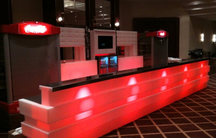 LED Cocktailbar / LED Bar / Eckelement TETRIS – 3