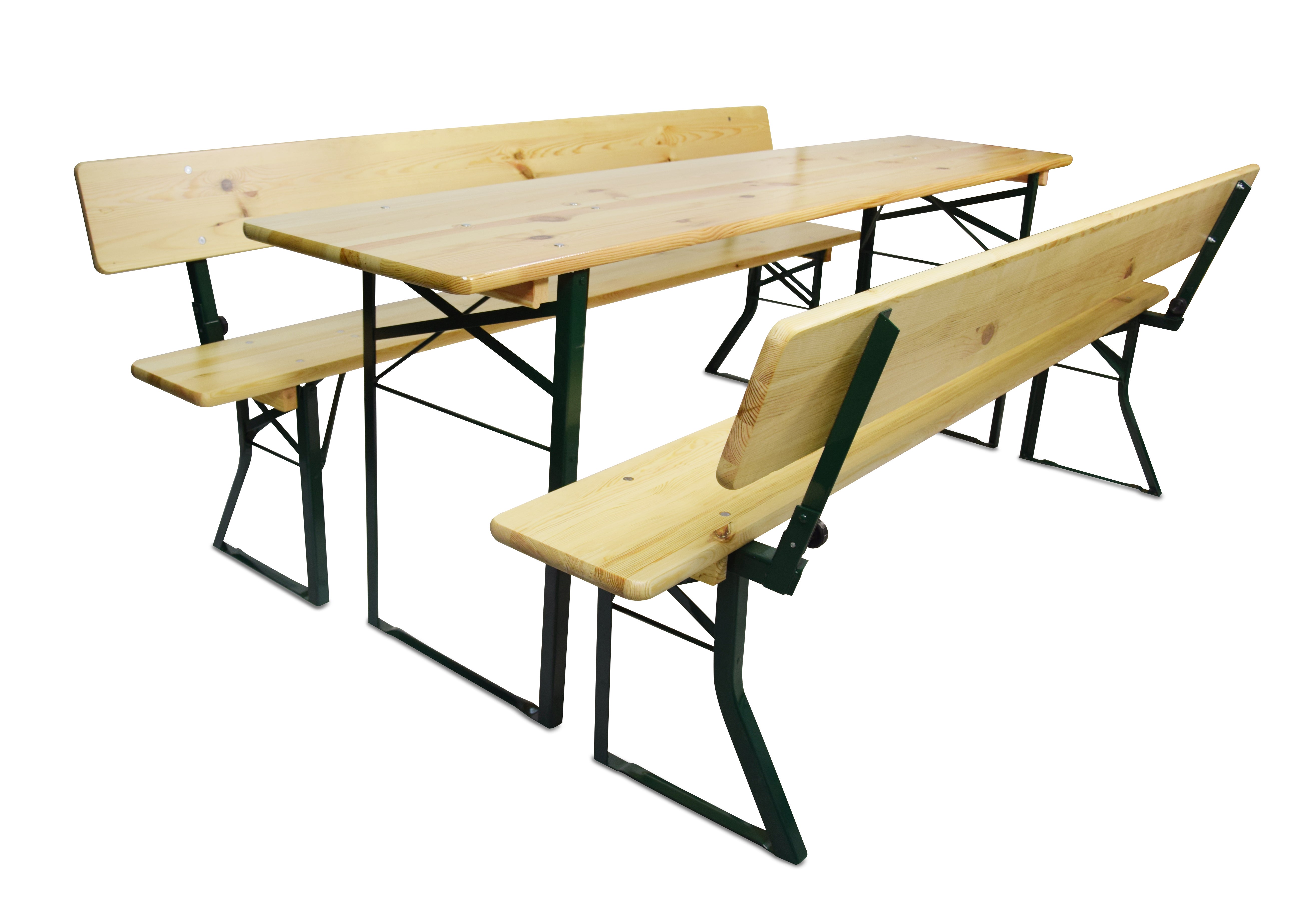 Festzeltgarnitur mit Rückenlehne 50cm