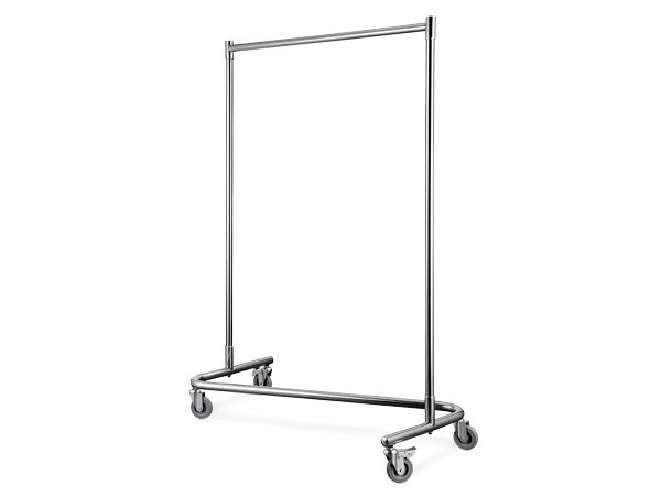 Garderobenwagen/Kleider-/Garderobenständer aus Edelstahl CURVY