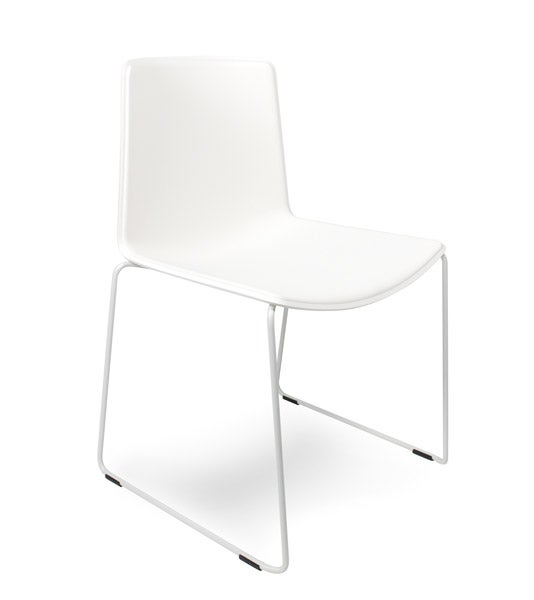 Bankettstuhl/Designstuhl TWEET weiß